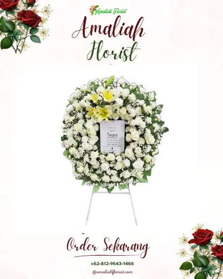 Krans Bunga Duka Balai Sudirman